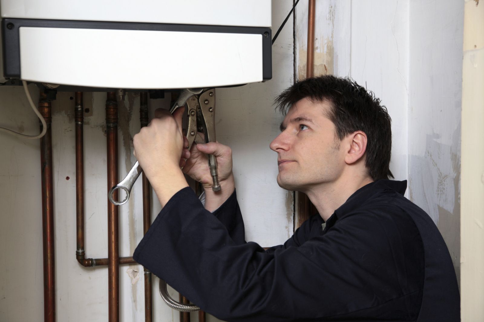 Gas boiler service