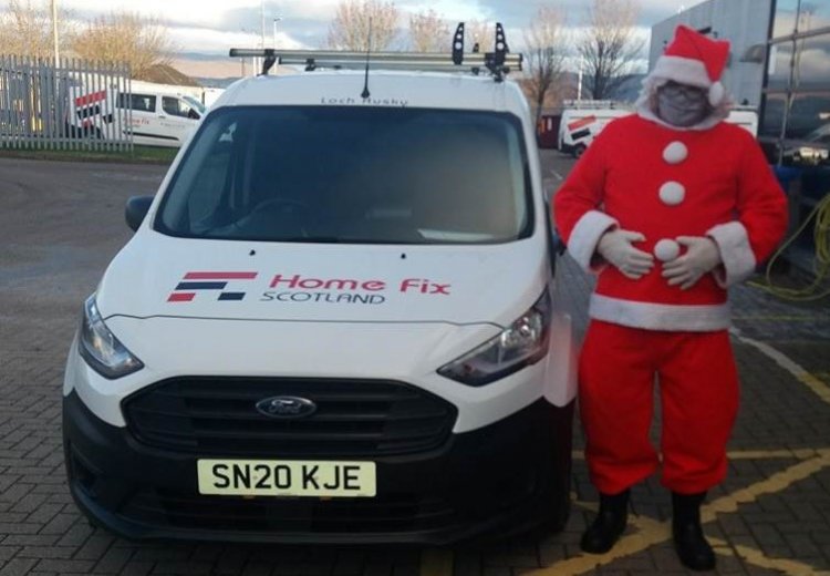 Santa And Car