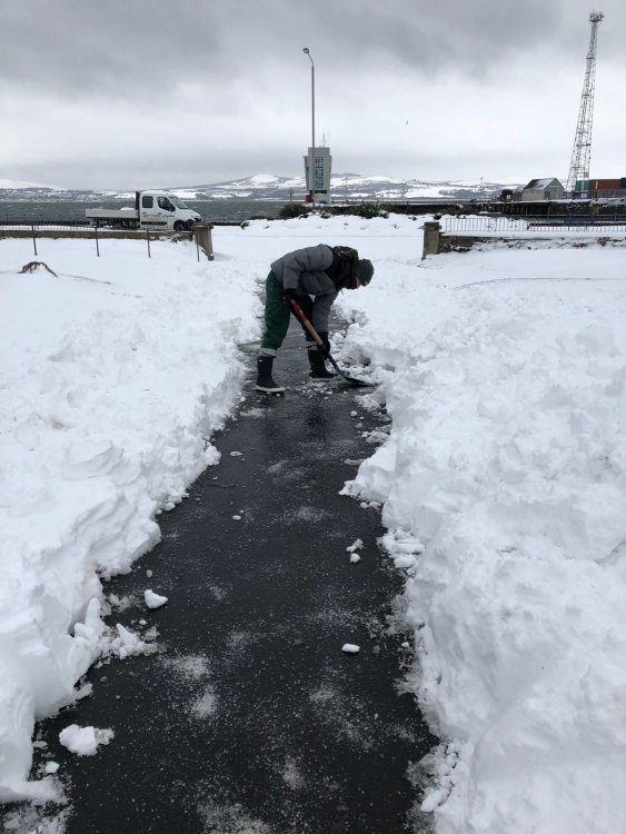 Seafield House Snow Clearing